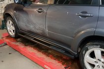 Mitsubishi Outlander 2001–2006 Stranske cevi Black (2 kos, nerjavno jeklo) fotografija 3