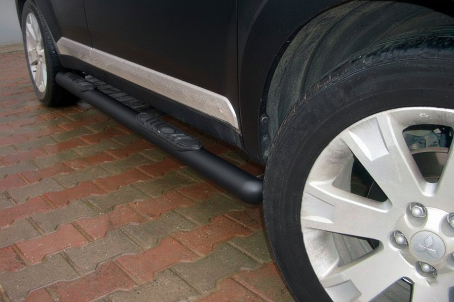 Nissan Murano 2008–2014 Stranske cevi Black (2 kos, nerjavno jeklo) Image