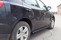 Geely Emgrand X7 2011– Stranske cevi Black (2 kos, nerjavno jeklo) fotografija 3
