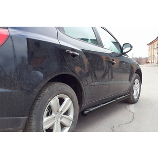 Stranske cevi Black (2 kos, nerjavno jeklo) Geely Emgrand X7 2011– fotografija 3