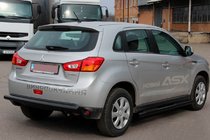 Mitsubishi ASX 2010–2023 Stranske cevi BB002 Black (2 kosa, nerjavno jeklo) fotografija 3