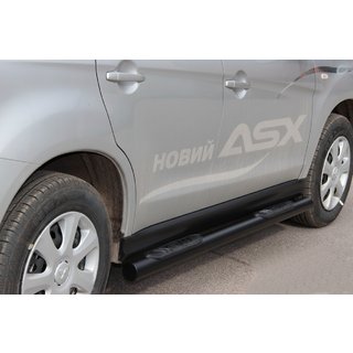 Stranske cevi BB002 Black (2 kosa, nerjavno jeklo) fotografija 4