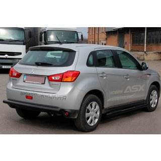 Stranske cevi BB002 Black (2 kosa, nerjavno jeklo) fotografija 3