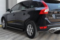 Volvo XC60 2009–2017 Stranske cevi BB004 Black (2 kosa, nerjaveče jeklo) fotografija 2