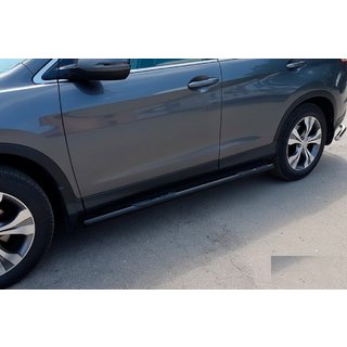 Stranske cevi BB002 Black (2 kos, nerjaveče jeklo) fotografija 1