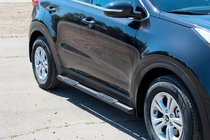 Kia Sportage 2015–2021 Stranske cevi BB002 Black (2 kos, nerjaveče jeklo) fotografija 4