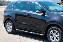 Kia Sportage 2015–2021 Stranske cevi BB002 Black (2 kos, nerjaveče jeklo) fotografija 5