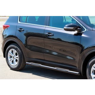 Stranske cevi BB002 Black (2 kos, nerjaveče jeklo) Kia Sportage 2015–2021 fotografija 1