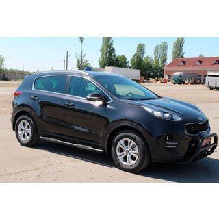 Stranske cevi BB002 Black (2 kos, nerjaveče jeklo) Kia Sportage 2015–2021 fotografija 2