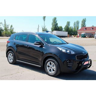 Stranske cevi BB001 Black (2 kos, nerjaveče jeklo) Kia Sportage 2015–2021 fotografija 2