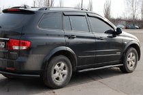 SsangYong Kyron 2005–2014 Stranske cevi BB002 Black (2 kosa, nerjavno jeklo) fotografija 3