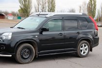 Nissan X-trail T31 2007–2014 Stranske cevi BB002 Black (2 kos, nerjaveče jeklo) fotografija 3