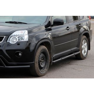 Stranske cevi BB002 Black (2 kos, nerjaveče jeklo) fotografija 2