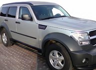 Dodge Nitro 2006–2011 Stranske cevi Black (2 kos, nerjavno jeklo) fotografija 2