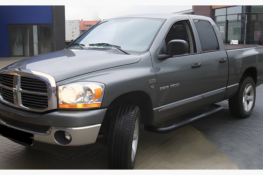 Dodge RAM (DR/DH/D1/DC/DM) 2002–2009 Kotne bočne cevi Black (2 kos, nerjavno jeklo) Image