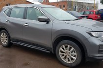 Nissan X-trail T32/Rogue 2014–2021 Stranske cevi Black (2 kosa, nerjavno jeklo) fotografija 4