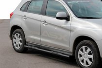 Mitsubishi Eclipse Cross 2017– Stranske cevi BB002 Black (2 kosa, nerjavno jeklo) fotografija 2
