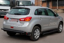 Mitsubishi Eclipse Cross 2017– Stranske cevi BB002 Black (2 kosa, nerjavno jeklo) fotografija 3