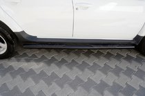 Renault Duster 2018–2024 Stranske cevi BB002 Black (2 kosa, nerjavno jeklo) fotografija 1