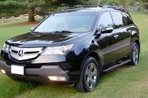 Acura MDX 2007–2013 Stranske cevi Black (2 kosa, nerjavno jeklo) fotografija 1