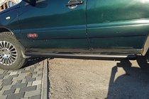 Chevrolet Niva 1998–2020 Stranske cevi Black (2 kosa, nerjavno jeklo) fotografija 5