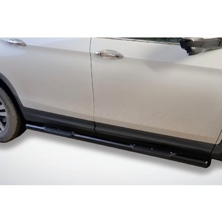 Stranske cevi Black (2 kos, nerjavno jeklo) fotografija 3