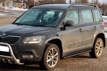 Skoda Yeti 2009–2017 Stranske cevi Black (2 kos, nerjavno jeklo) fotografija 2