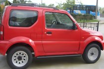 Suzuki Jimny 1998–2018 Stranske cevi Black (2 kos, nerjavno jeklo) fotografija 1
