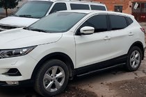 Nissan Qashqai 2014–2021 Stranske cevi Black (2017-2021, 2 kos, nerjaveče jeklo) fotografija 1