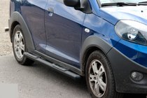 Chery Beat 2009–2015 Stranske cevi Black (2 kos, nerjaveče jeklo) fotografija 2