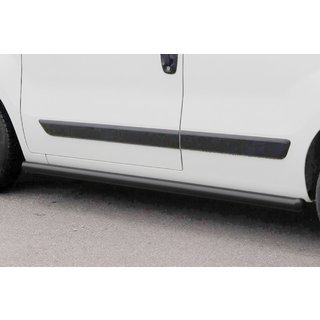 Stranske cevi Ø60 Black (2 kosa, nerjavno jeklo) Fiat Fiorino/Qubo 2008–2024 fotografija 2