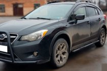 Subaru XV 2011–2017 Stranske cevi BB002 Black (2 kosa, nerjavno jeklo) fotografija 1