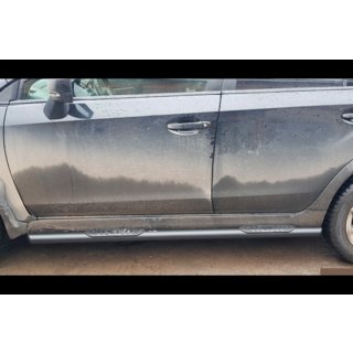 Stranske cevi BB002 Black (2 kosa, nerjavno jeklo) fotografija 2