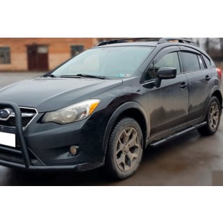 Stranske cevi BB002 Black (2 kosa, nerjavno jeklo) Subaru XV 2011–2017 fotografija 1