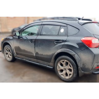 Stranske cevi BB002 Black (2 kosa, nerjavno jeklo) fotografija 3