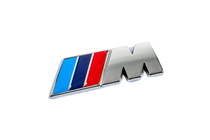 BMW Napis M 85 × 30 mm (nerjavno jeklo) fotografija 3