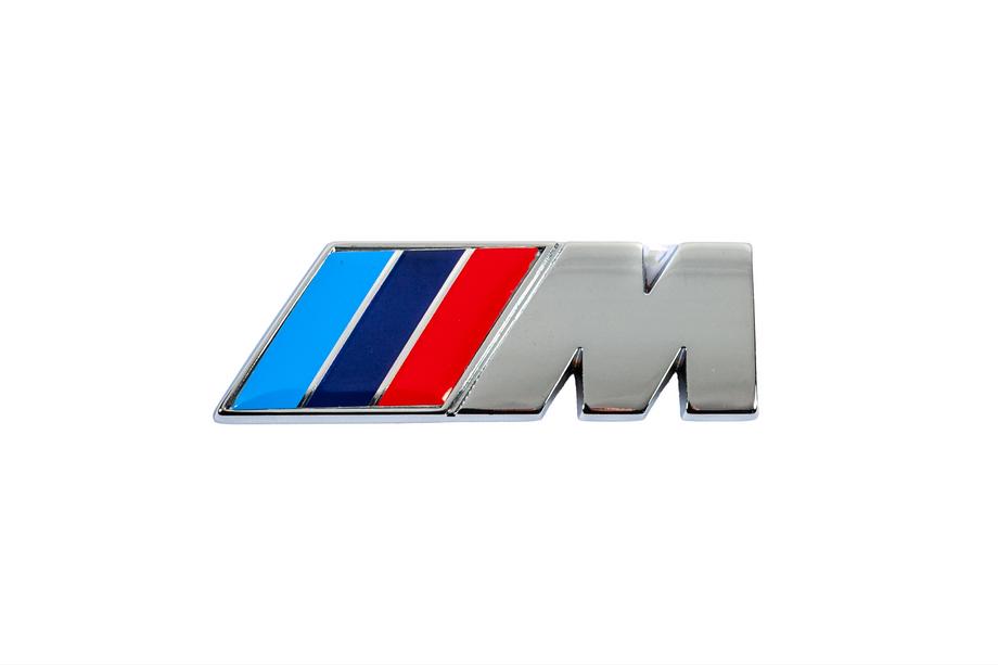 BMW Napis M 85 × 30 mm (nerjavno jeklo) Image
