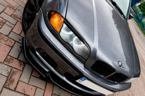 BMW serija 3 E46 1998–2006 DPT V-2 sprednji lip (za M-Sport 2003-2006, sijajno črna) fotografija 6