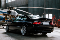 BMW serija 3 E46 1998–2006 CSL-Style V3 spojler (za SD, sijajno črna) fotografija 4