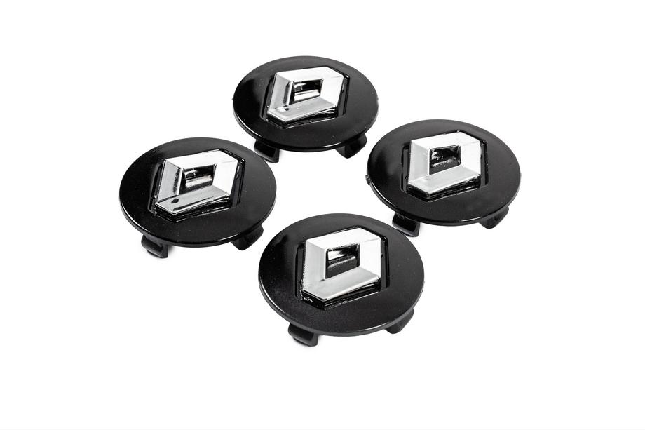 Renault Sredinske pokrovčke platišč, črne 5650v1 (56 mm / 50 mm, 4 kos) Fotografija 2