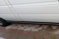 Volkswagen LT 1995–2006 Stranske cevi Black (2 kos, nerjaveče jeklo) fotografija 2