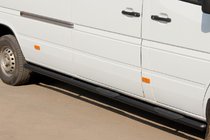 Volkswagen LT 1995–2006 Stranske cevi Black (2 kos, nerjaveče jeklo) fotografija 4