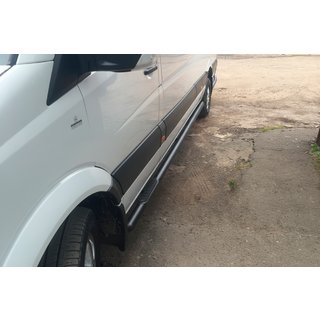Stranske cevi Black (2 kos, nerjaveče jeklo) fotografija 1