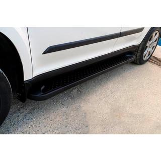 Bočne stopnice Allmond Black (2 kosa, aluminij) Skoda Yeti 2009–2017 fotografija 1