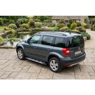 Stranske stopnice Sunrise (2 kos, aluminij) Skoda Yeti 2009–2017 fotografija 1