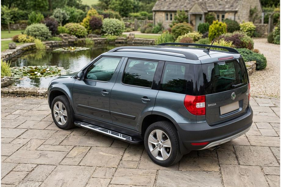Skoda Yeti 2009–2017 Stranske stopnice Sunrise (2 kos, aluminij) Image