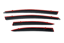 Honda Civic Sedan VIII 2006–2011 Vetrni deflektorji oken s kromirano letvico (4 kos, Niken) fotografija 4
