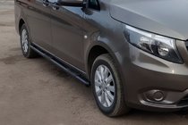Mercedes Vito/V-razred W447 2014– Stranske cevi Black (2 kos, nerjavno jeklo) fotografija 2