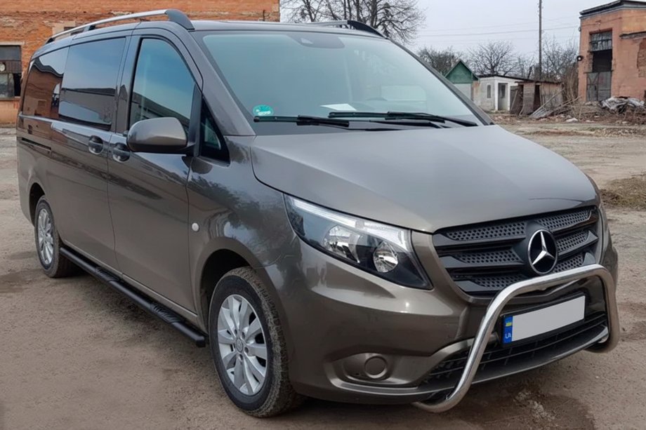 Mercedes Vito/V-razred W447 2014– Stranske cevi Black (2 kos, nerjavno jeklo) Image