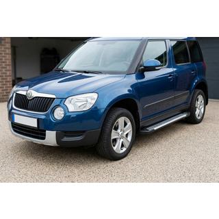 Stranski pragovi Line (2 kos, aluminij) Skoda Yeti 2009–2017 fotografija 1